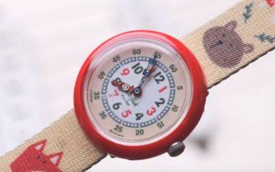 Montre enfant avec bracelet interchangeable et personnalisé